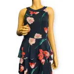 Tommy Hilfiger Printed Chiffon Tier Maxi Dress