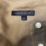 Tommy Hilfiger Solid Gray Drawstring Short Sleeve Jumpsuit