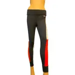 Tommy Hilfiger Sport Colorblock Leggings Navy White Red Foldover Waist Size M