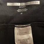 Tommy Hilfiger Sport Colorblock Leggings Navy White Red Foldover Waist Size M