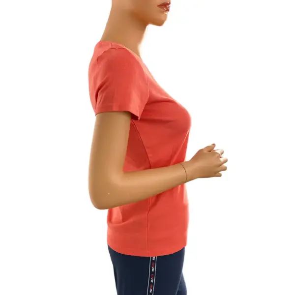 Tommy Hilfiger Flag Logo V-Neck Tee