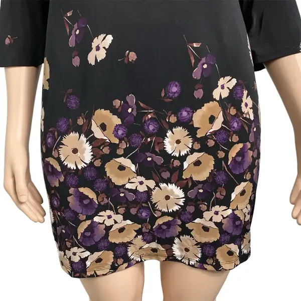 Product Name: Tommy Hilfiger Bell-Sleeve Floral Border Print Dress