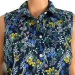 Tommy Hilfiger Floral Sleeveless Button-Front Dress