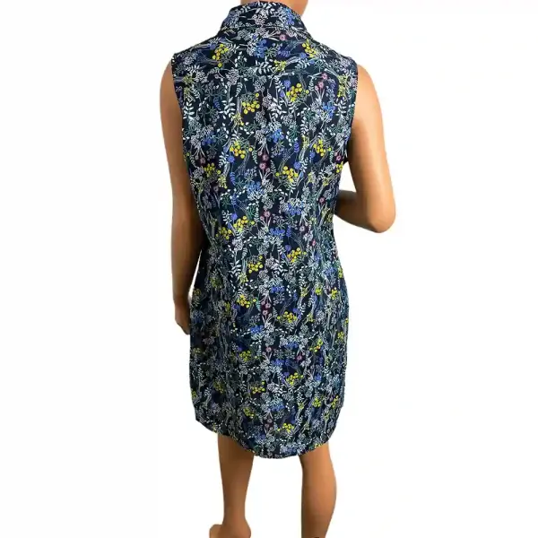 Tommy Hilfiger Floral Sleeveless Button-Front Dress