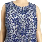 Tommy Hilfiger Blue Lace Flare Dress