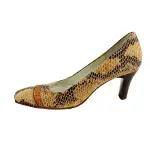Snakeskin Print Classic Pumps