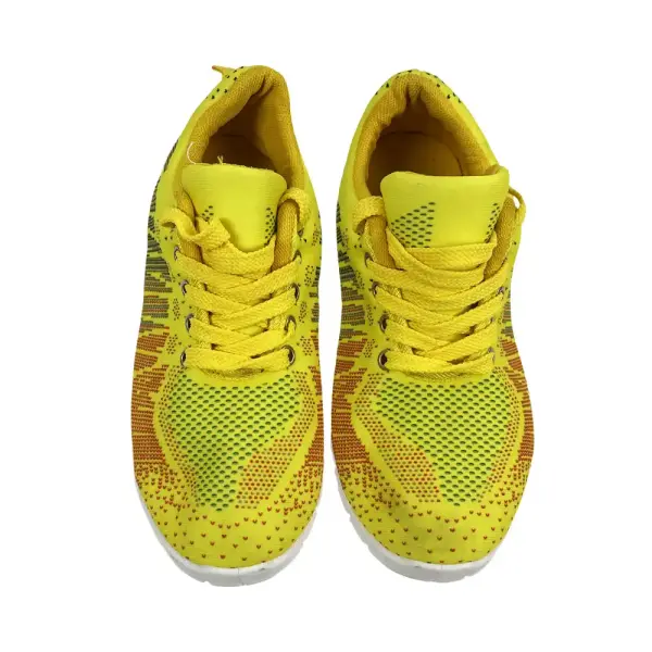 Via Pinky Collection Yellow Lace-Up Athletic Sneakers Size 5.5