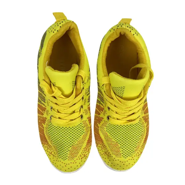 Via Pinky Collection Yellow Lace-Up Athletic Sneakers Size 5.5