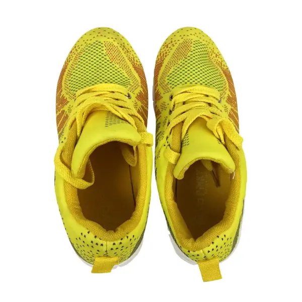 Via Pinky Collection Yellow Lace-Up Athletic Sneakers Size 5.5