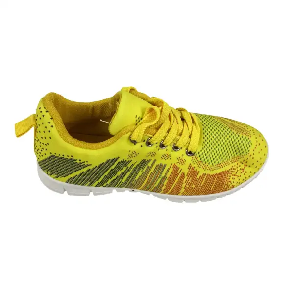 Via Pinky Collection Yellow Lace-Up Athletic Sneakers Size 5.5