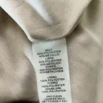 Vince Camuto Metallic Long Sleeve Gown Pink Ruched Slit