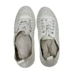 Weeboo White Cutout Lace-Up Sneakers Women's Size 5
