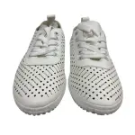 Weeboo White Cutout Lace-Up Sneakers Women's Size 5