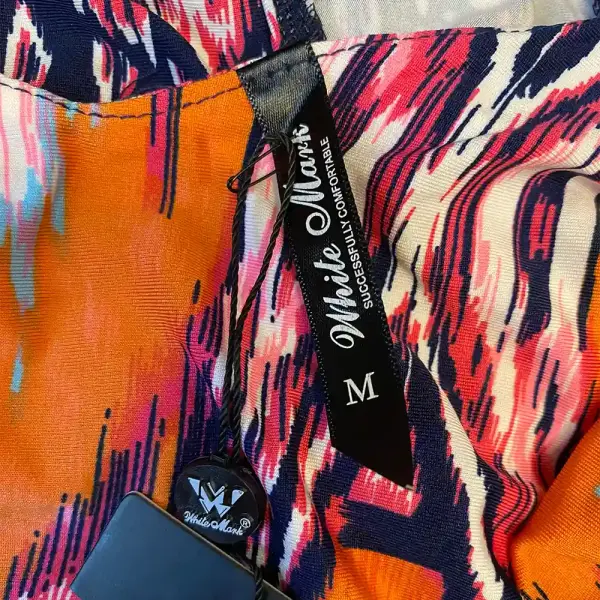 White Mark Ikat Print Bodycon Maxi Dress