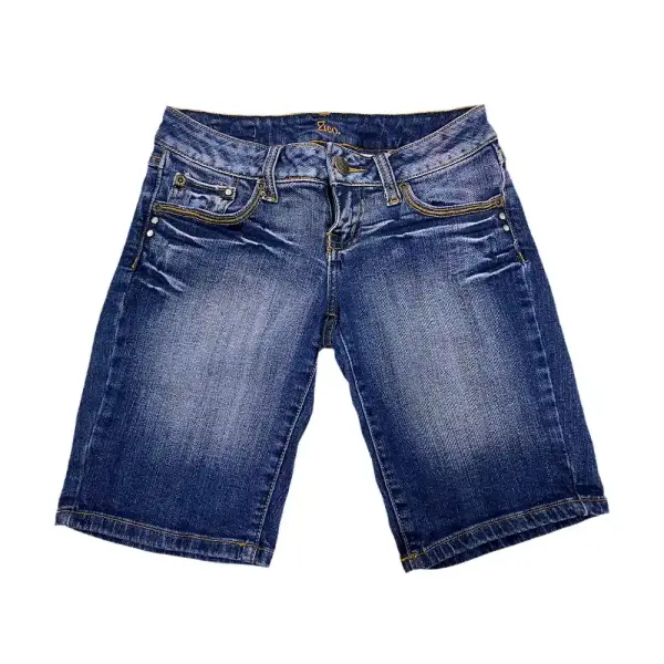 Zco Premium Embellished Denim Bermuda Shorts
