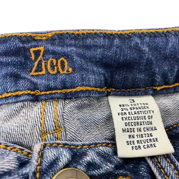 Zco Premium Embellished Denim Bermuda Shorts