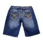 Zco Premium Embellished Denim Bermuda Shorts