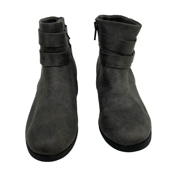 zoe & zac Girls Faux Suede Ankle Boots Size 2