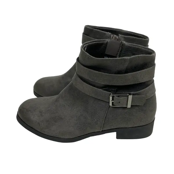 zoe & zac Girls Faux Suede Ankle Boots Size 2