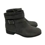 zoe & zac Girls Faux Suede Ankle Boots Size 2