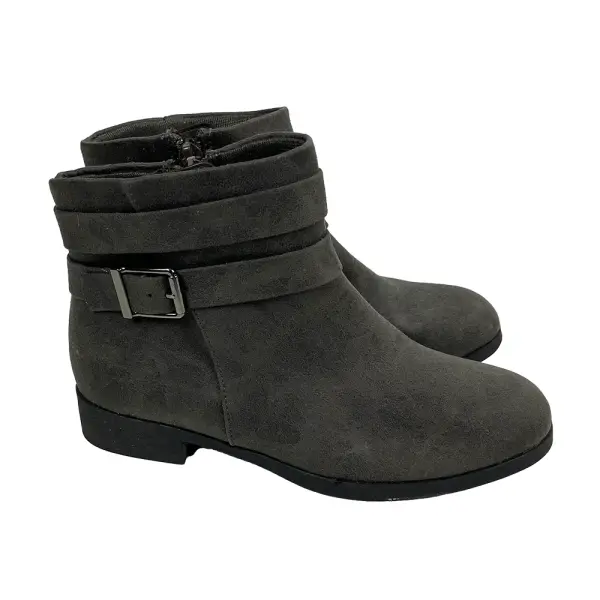 zoe & zac Girls Faux Suede Ankle Boots Size 2